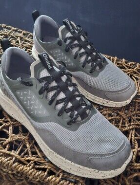 OluKai Gray Mesh & Suede Athletic Sneakers